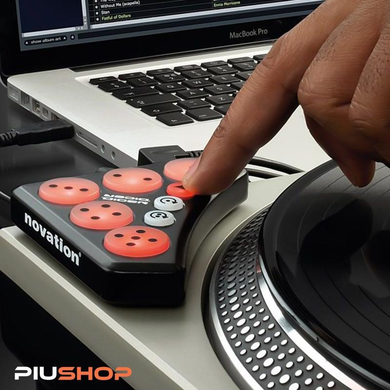 Novation Dicer / DJコントローラ Par De Controlador Dicer Profissional Para Dj e Produtores